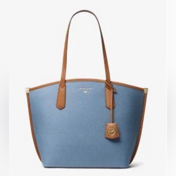 - Michael Kors Jane Large Cotton Canvas Tote Bag